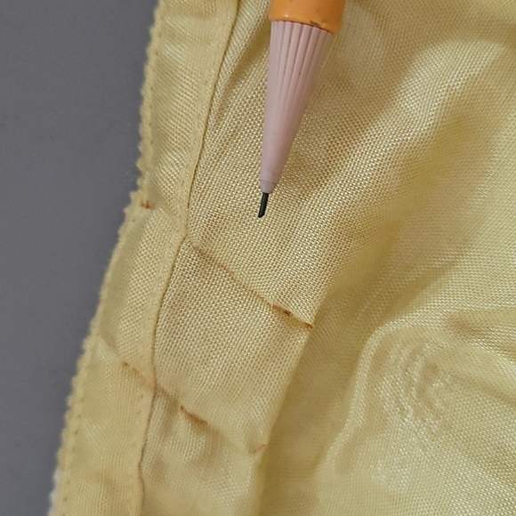 Elevenses Anthropologie 6 Women's A-Line Flare Skirt Lime Green Corduroy & Silk - Picture 5 of 9